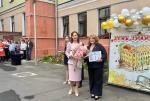 Директор ОАО «Ольса» Екатерина Богданович поздравила учеников средней школы №1 с Днем знаний!